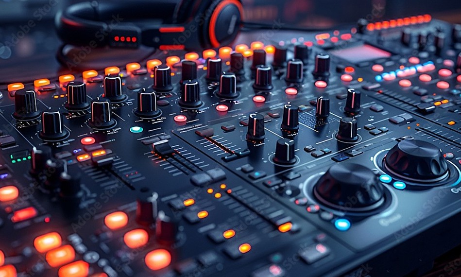 Sangeet celebration with DJ and music