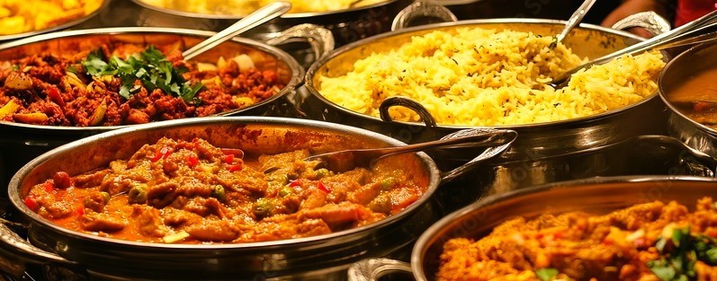 Traditional vegetarian feast